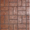 brick stamped concrete design